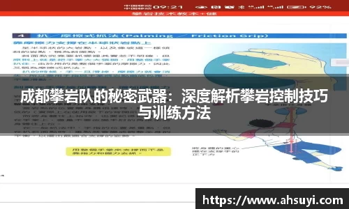 成都攀岩队的秘密武器：深度解析攀岩控制技巧与训练方法